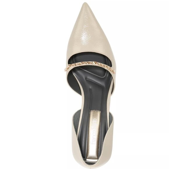 FRANCO SARTO Azara Pumps Cashmere Beige Faux Patent - Picture 12 of 13